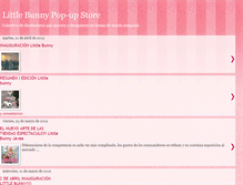 Tablet Screenshot of littlebunnypopupstore.blogspot.com