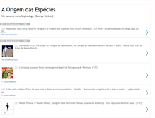 Tablet Screenshot of origemdasespecies.blogspot.com
