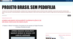 Desktop Screenshot of brasil-sempedofilia.blogspot.com