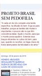 Mobile Screenshot of brasil-sempedofilia.blogspot.com