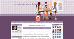 Desktop Screenshot of impromptudelights.blogspot.com