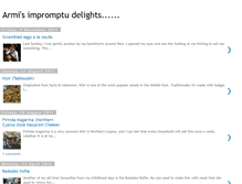 Tablet Screenshot of impromptudelights.blogspot.com