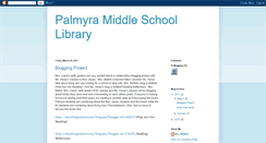 Desktop Screenshot of palmyramiddleschoollibrary.blogspot.com