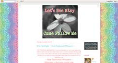 Desktop Screenshot of letsseeetsy.blogspot.com