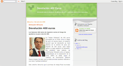 Desktop Screenshot of devolucion400euros.blogspot.com