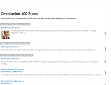 Tablet Screenshot of devolucion400euros.blogspot.com