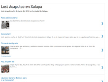 Tablet Screenshot of lostxalapa.blogspot.com