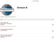 Tablet Screenshot of divisionb.blogspot.com