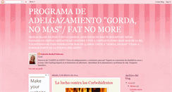 Desktop Screenshot of gorda-nuncamasdieta.blogspot.com