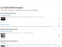 Tablet Screenshot of lafolliadellimmagine.blogspot.com