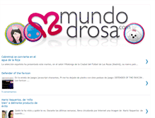 Tablet Screenshot of mundodrosa.blogspot.com