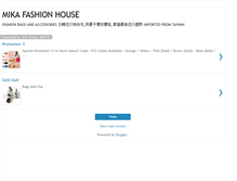 Tablet Screenshot of mikafashionhouse.blogspot.com