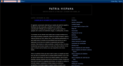 Desktop Screenshot of patriahispana.blogspot.com
