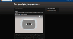 Desktop Screenshot of getmoneygaming.blogspot.com