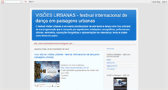 Desktop Screenshot of festivalvisoesurbanas.blogspot.com