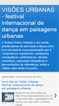 Mobile Screenshot of festivalvisoesurbanas.blogspot.com