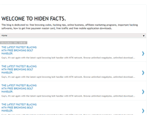 Tablet Screenshot of hidenfacts.blogspot.com