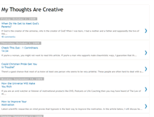 Tablet Screenshot of mythoughtsarecreative.blogspot.com