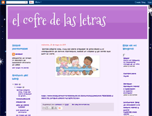 Tablet Screenshot of elcofredelasletras-heather.blogspot.com