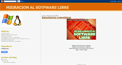 Desktop Screenshot of migracionalsotfwarelibre.blogspot.com