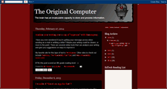 Desktop Screenshot of original-computer.blogspot.com