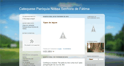 Desktop Screenshot of catequesefatima.blogspot.com