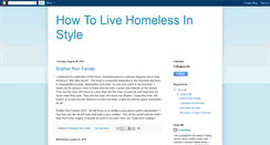 Desktop Screenshot of homelessinstyle.blogspot.com