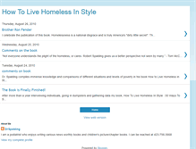 Tablet Screenshot of homelessinstyle.blogspot.com