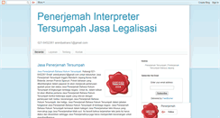 Desktop Screenshot of penerjemahalwin.blogspot.com