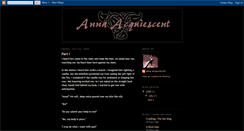 Desktop Screenshot of acquiescentanna.blogspot.com