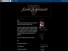 Tablet Screenshot of acquiescentanna.blogspot.com