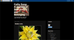 Desktop Screenshot of cathysong182b.blogspot.com