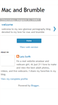 Mobile Screenshot of macandbrumble.blogspot.com