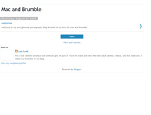 Tablet Screenshot of macandbrumble.blogspot.com