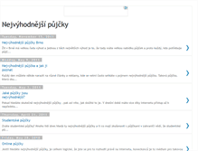 Tablet Screenshot of nejvyhodnejsipujcky.blogspot.com