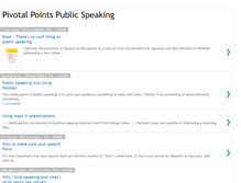 Tablet Screenshot of pivotalpublicspeaking.blogspot.com