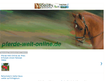 Tablet Screenshot of pferde-welt.blogspot.com