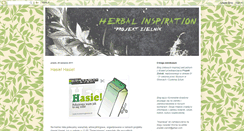 Desktop Screenshot of herbalinspiration.blogspot.com