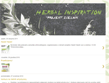 Tablet Screenshot of herbalinspiration.blogspot.com