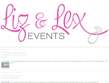 Tablet Screenshot of lizandlexevents.blogspot.com