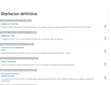 Tablet Screenshot of depilacion-definitiva.blogspot.com