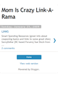 Mobile Screenshot of momiscrazylinks.blogspot.com