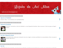Tablet Screenshot of lojinha-da-avo-mina.blogspot.com
