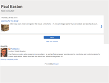 Tablet Screenshot of pauleaston.blogspot.com