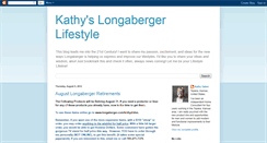 Desktop Screenshot of kathyslongabergerlifestyle.blogspot.com