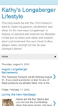 Mobile Screenshot of kathyslongabergerlifestyle.blogspot.com