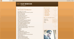 Desktop Screenshot of kadirbabacan.blogspot.com