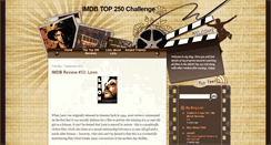 Desktop Screenshot of imdbtop250challenge.blogspot.com