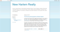 Desktop Screenshot of newharlemrealty.blogspot.com