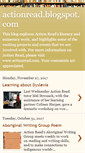 Mobile Screenshot of actionread.blogspot.com